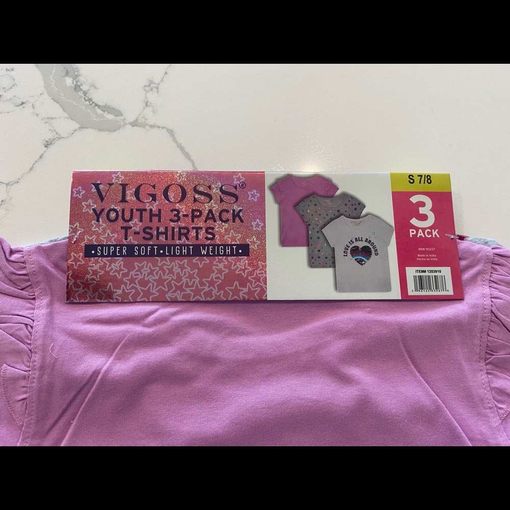 Vigoss Youth 3 pack T- Shirts